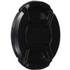 CABLEPELADO Coperchio per obiettivo della fotocamera | Coperchio di protezione Snap On | Universale | Compatibile con Nikon, Canon, Sony, Fujifilm, Pentax | Nero | 77 mm