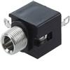 CABLEPELADO Conector Jack 3.5mm Mono Hembra Montaje de PCB, Conector Jack Mono de 3.5 mm Hembra Montaje en Panel, Conector Mono Jacks Socket, Hembra, 1 Unidad
