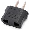 CABLEPELADO - Adattatore da presa europea a spina USA | Adattatore di corrente europeo a americano | Presa da viaggio | 6A 125V | 10A 250V | Nero | 1 Unità