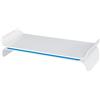 Leitz Ergo WOW Supporto per Monitor Regolabile, Due Impostazioni di Altezza, Blu/Bianco, 65040036