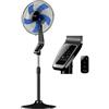Taurus - Ventilatore a Piantana Boreal 16CR Digital 50W | 5 Pale 40 cm | 3 Velocità | Altezza e Oscillazione Regolabili | Timer 7,5 h | Telecomando | Pannello Digitale | Silenzioso | Nero