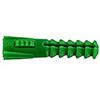 RAM CHEVILLES ET FIXATIONS Tassello senza colletto, 6 mm x 30 mm, verde, confezione da 250