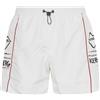 Iceberg Boxer Uomo da Bagno Con Stampa White