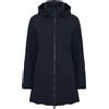 Save The Duck Parka Donna Con Cappuccio Rachel Blue Black