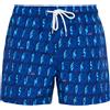 Sundek Costume Da Bagno Corto Vita Elasticata Stampa Suncube In Poly Riciclato Sapphire