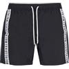 Bikkembergs Boxer Mare Uomo Inserto Tape Black
