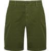 Sun68 Bermuda chino in cotone verde scuro