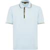 BLAUER Polo Doppia Riga Logata Parkson Light Blue