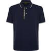 BLAUER Polo Doppia Riga Logata Parkson Blue