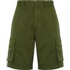 Sun68 Bermuda cargo in cotone verde scuro