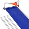 VEVOR Rastrello da Neve per Tetto, Lama in Alluminio da 432 mm, Raschietto per Tetti da Neve Regolabile 1250-5240 mm con Ruote e Scivolo, Impugnatura Staccabile, Pala per Rimozione Neve Foglie