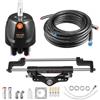 VEVOR Kit di Sterzo Idraulico 150kW (200 CV) Sistema di Sterzo Idraulico per Barche con Pompa del Timone da 1000 PSI, Cilindro di Bloccaggio Bidirezionale Tubi Flessibili per Stazione Singola