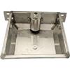 Gralara Abbeveratoio Automatico in Acciaio Inox, Livello Dell'acqua Regolabile, Vasca Abbeveratoio a Galleggiante Robusto e Durevole, per Allevatori, Suini, Bovini, Allevamento, Grande Quadrato