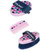 HKM Funny Horses Hearts - Set di Pulizia Rosa, Taglia Unica