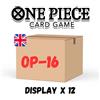 One Piece TCG Sealed Case 12x Booster Box OP16 OP-16 - ENG DELIVERY JULY