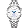 Citizen Orologio Automatico da Uomo 32026888, Bianco, Misura Standard, Bracciale