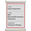Tecnostyl Porta targa appendibile Door Sign - A4 - 21 x 30 cm - Tecnostyl - G03645