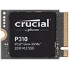 Crucial P310 SSD 2TB M.2 NVMe PCIe 4.0 7100/6000 MB/s