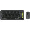 Logitech 920-013140 POP Icon Combo Tastiera e Mouse Grafite 920-013140