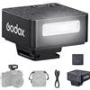 GODOX iM20 Flash per fotocamera, 5 livelli di potenza, 440 flash a piena potenza, mini flash iM20 con batteria al litio integrata compatibile con Canon Fuji Panasonic Olympus Sony
