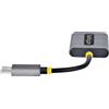 StarTech.com Splitter per cuffie USB-C, adattatore per cuffie doppio USB Tipo C con ingresso per microfono, adattatore da USB C a 3,5 mm/dongle per cuffie, da USB C a jack audio/uscita aux