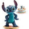 dekora - Figurina Stitch per Torta 9 cm, Decorazione per Torte di Compleanno Stitch, Cake topper Disney, Decorazione idonea al contatto alimentare