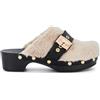 Dr.Scholl's SHOES Scholl Pescura Alaska, Sandali Donna, Bianco Grezzo, 36 EU