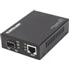 INTELLINET Convertitore Mediac 10GBase-T a 10GBase-R, 1 Slot 10 GB SFP+