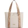 Alviero Martini 1A Classe Alviero Martini Borsa Shopping Reversibile, Champagne, 40x30x13 cm, con Stampa Geo, Chiusura con Nastro, Tasca con Cerniera