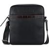 bugatti Corso DeLuxe borsa a tracolla piccola, nappa di vacchetta, unisex, zip, nero