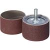 wolfcraft Cilindro abrasivo Ø 45 mm - Set con 2 nastri abrasivi I Grana 80, 150 I Per legno, metallo, plastica I Gambo cilindrico da 6 mm I Per trapani - 2038000