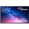 Optoma Lavagna interattiva 86'' Optoma Creative Touch 5863RK 4K Ultra HD 3840x2160/6ms/Nero [H1F0C0PBW101]