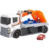 Matchbox Action Drivers - Carro Attrezzi con gru funzionante e Audi TT RS Coupè in scala 1:64 inclusa, gancio da traino collegabile incluso, giocattolo per bambini, 3+ anni, HRY43