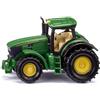 siku 1064, John Deer 6250R Tractor, Metal/Plastic, Green, Incl. trailer hitch, Wheels with rubberised tyres