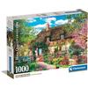 Clementoni Collection - Puzzle 1000 Pezzi per Adulti e Ragazzi, The Old Cottage, Illustrazione Country Cottage, Made in Italy, 70x50 cm, Poster Incluso, 39908