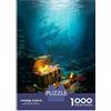 sinyumoney Puzzle Da 1000 Pezzi Per Adulti Underwater Treasure Chest with Sunken Ships Puzzle Per Adulti Giochi Divertenti Decorazione Murale Difficile Da Completare 70x50cm/1000pcs