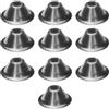 RAM CHEVILLES ET FIXATIONS Rosone conico, 30 x 57 mm, argento, confezione da 10