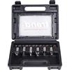 Trend Il set di frese starter da 6 pezzi contiene una serie di frese con punta in carburo di tungsteno per la lavorazione decorativa del legno., SET/SS11X12MMTC