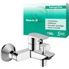 hansgrohe Neovis Q 71481000 - Miscelatore per vasca da bagno con beccuccio, lunghezza 15,1 cm, cromato