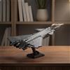 Jet Stealth Scala 1/44 Modellino Brick Base Espositiva Nera