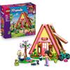 LEGO Friends Nature Glamping Cabin - Miniature House Toy w/ 2 Mini Dolls, Cat Fi