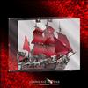 SHOWCASE LAB TECA IN PLEXIGLASS ACRILICO-SHOWCASE-TECA LEGO 4195-QUEEN ANNE'S REVENGE-PIRATI