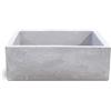 KAM Lavello Da Giardino Acquaio In Cemento Moderno 45x35x16 Madrid Grigio KAM