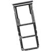 Generico Vassoio Compatibile con XIAOMI REDMI A3 23129RN51X Carrello tray porta scheda nano Sim1 + SIM 2 + SLOT SLITTA Alloggio Memoria Micro Sd (Nero)