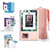HP Sprocket Stampante Fotografica Istantanea Rosa + Carta Zink 100 Fogli + Custodia + Protezioni Schermo x2 + Cornici Decorative x15, Pacchetto regalo
