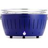 LotusGrill XL LG G435 U BL Barbecue con batterie e cavo di alimentazione USB, 43,5 x 25,7 cm, Blu