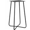 L'Arcolaio Base Tavolo Aries Nera Acciaio H 73 cm