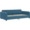 vidaXL Letto da giorno blu 90x200 cm in velluto
