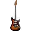 EKO GUITARS - Chitarra Elettrica ST‑300, Corpo Pioppo, Manico Acero, Tastiera Laurel, 3 Pickup Single‑Coil, Ponte Tremolo, 22 Tasti, Scala 650 mm, Colore Sunburst