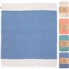 MOMOMUS Telo Mare Grande Antisabbia XXL Stile Fouta - 100% Cotone, Morbido e Leggero - Ideale come Coperta o Stuoia Spiaggia e Asciugamano da Mare Oversize per Picnic e Piscina - Blu, 200 x 220 cm